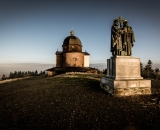 Cyril a Metoděj na vrcholu Radhoště 1129 m.n.m.