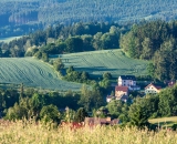 Ranní pohled na Rounek, červen 2016.
